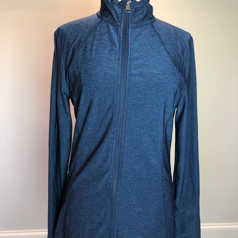 Tuff athletic jacket, navy spandex, size large